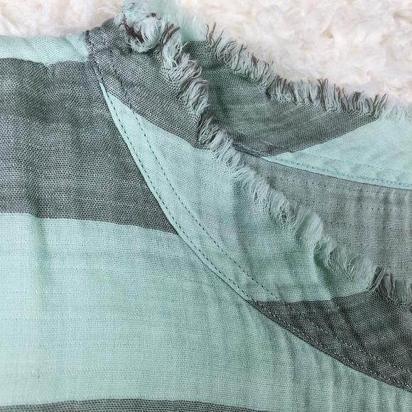 Anthropologie Akemi + Kin Striped Cropped Top, M - Picture 5 of 8